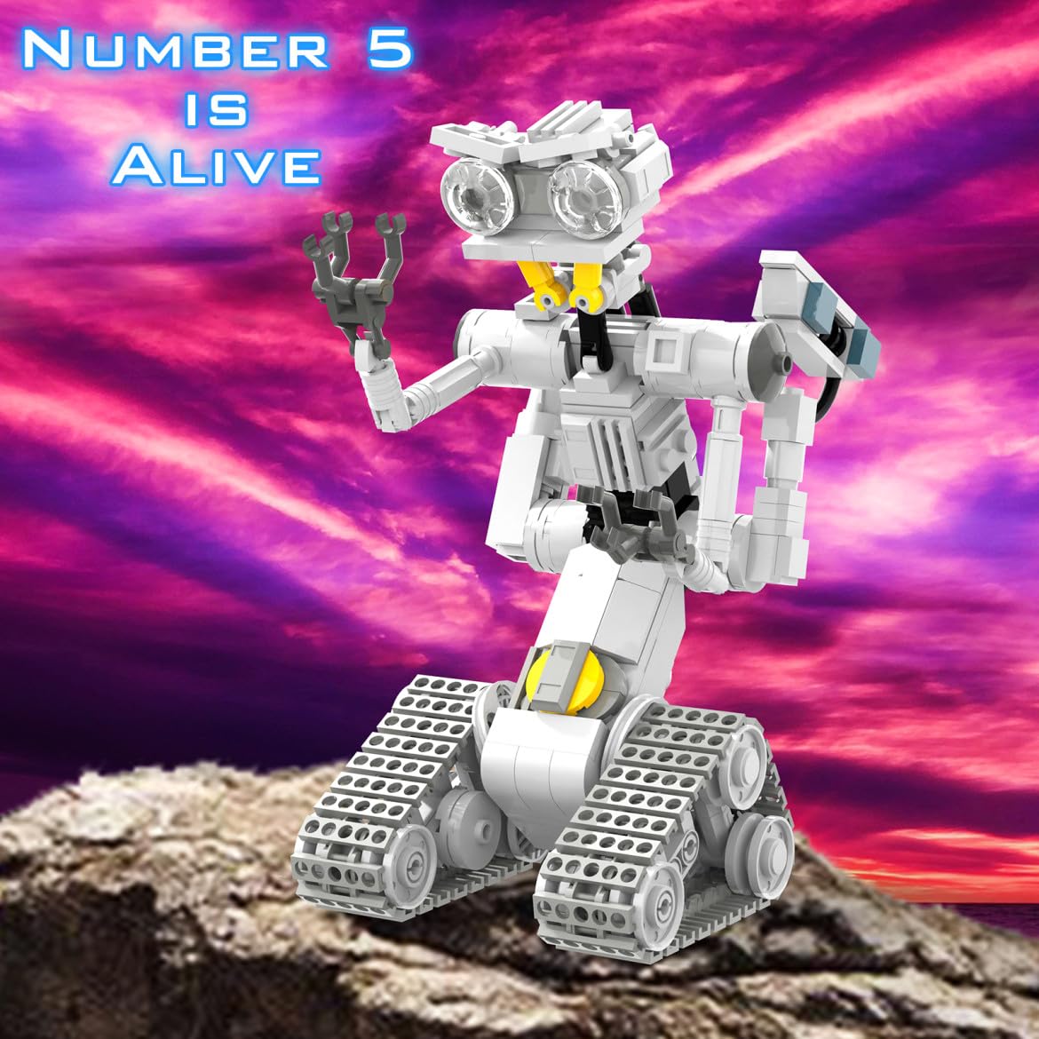 Amazon.co.jp: ジョニー5ロボットビルディングブロックセット